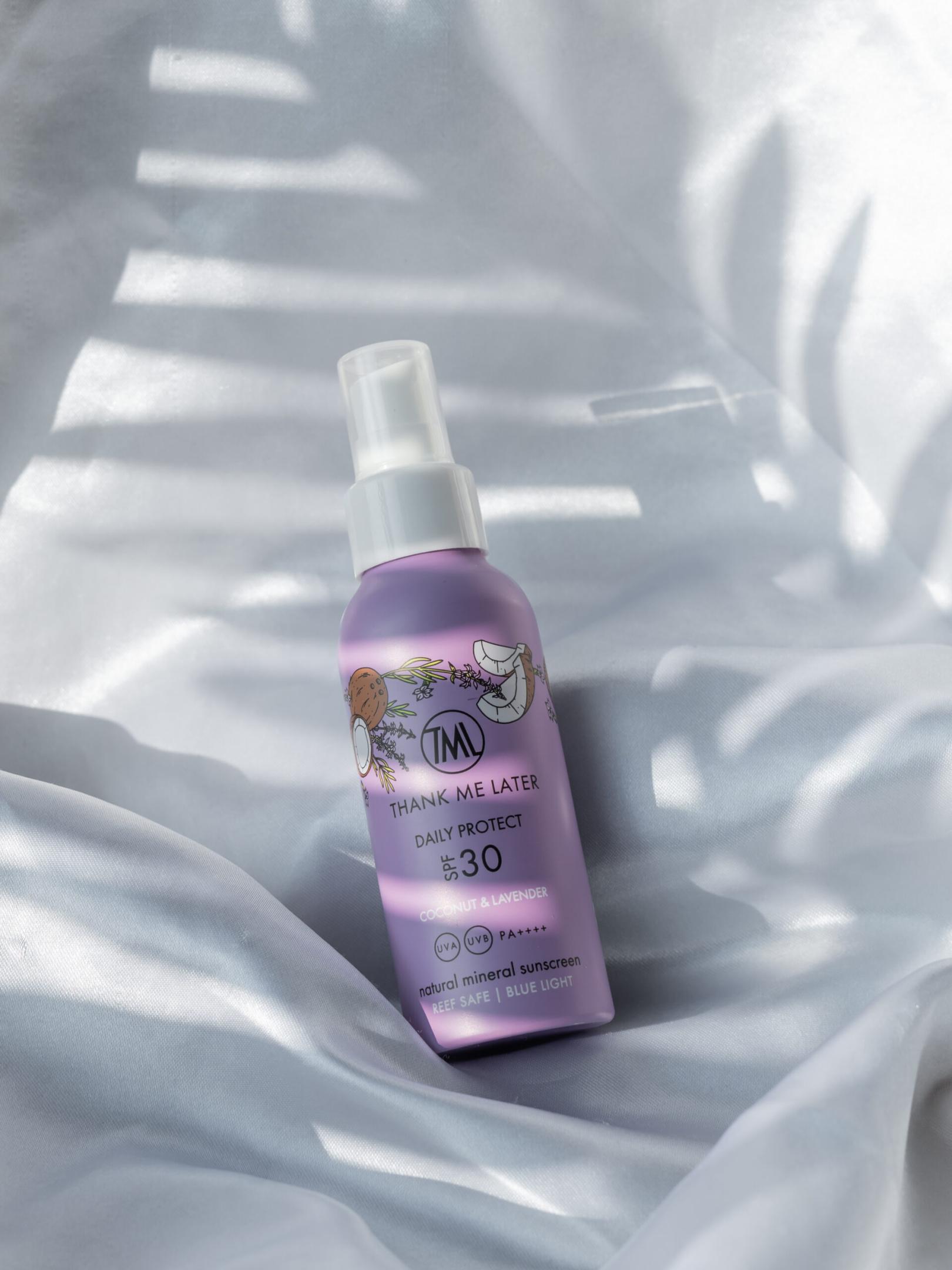 Coconut & Lavender zonbescherming SPF30 100ml Thank Me Later - Afbeelding 2