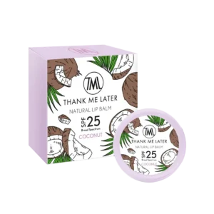 Natural Lip Balm Coconut van Thank me later bij YOURSKIN in Apeldoorn