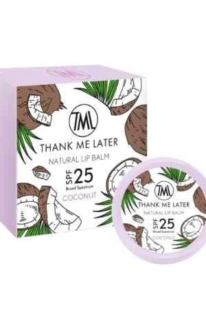 Natural Lip Balm Coconut van Thank me later bij YOURSKIN in Apeldoorn